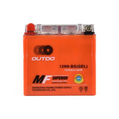 Акумулятор GEL 12V 9A 137-76-134mm, високий 12N9-BS "OUTDO"